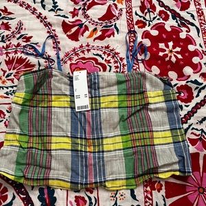 NWT Urban outfitters square neck flowy crop top!